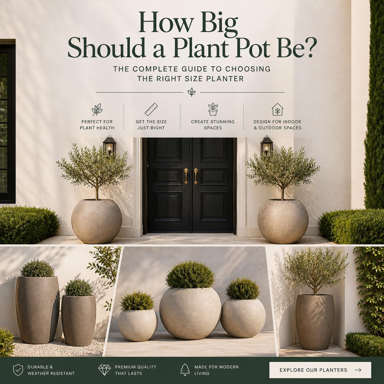 How Big Should a Plant Pot Be? A Complete Guide to Choosing the Right Size Plante