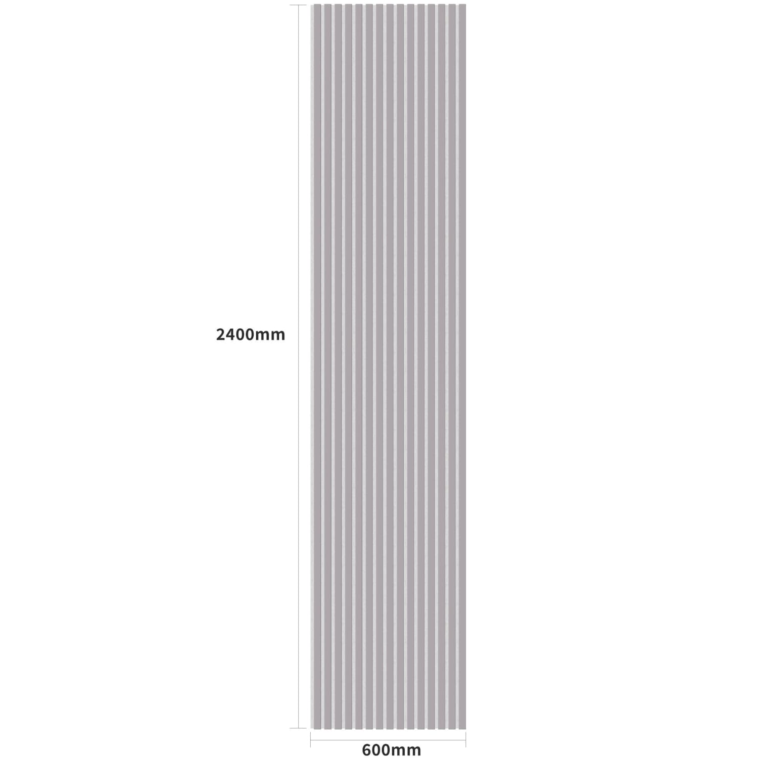 Acoustic Wall Panels in Purple Heather with White Backing