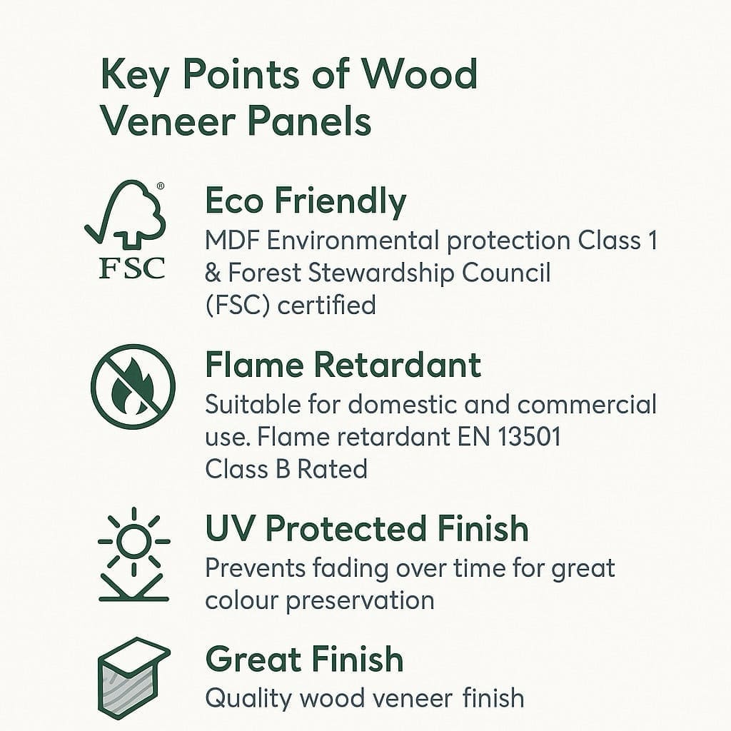 Black Oak Acoustic Wall Panels (2 Pack)
