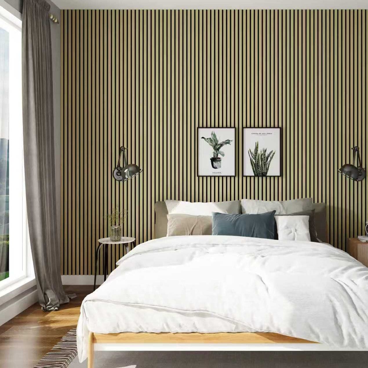 Natural Oak Acoustic Wall Panels