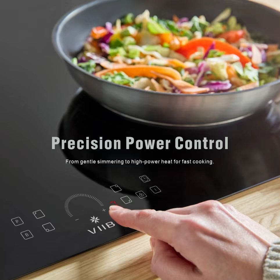VIIB | 2800W 4 Ring Induction Hob | Cross Zone Design | Plug In