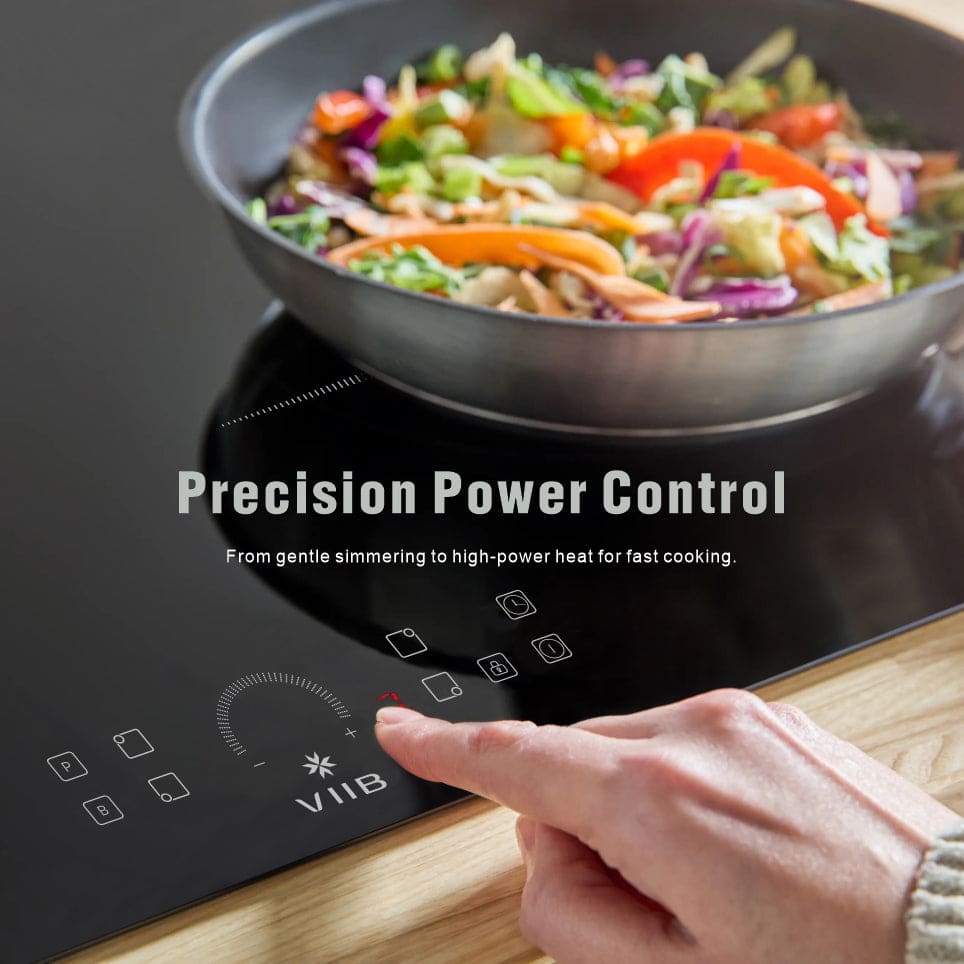 VIIB | 2800W 4 Ring Induction Hob | Line Zone Design | Plug In