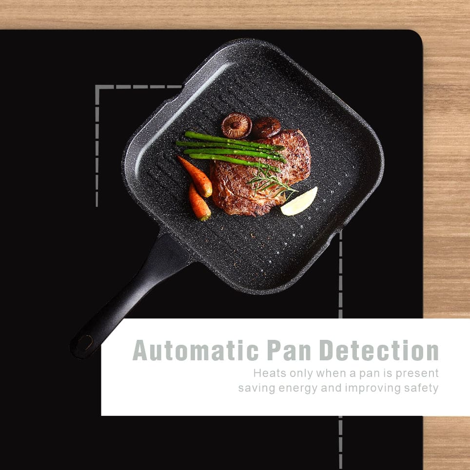 VIIB | 7000w 4 Ring Induction Hob | Square Zone Design