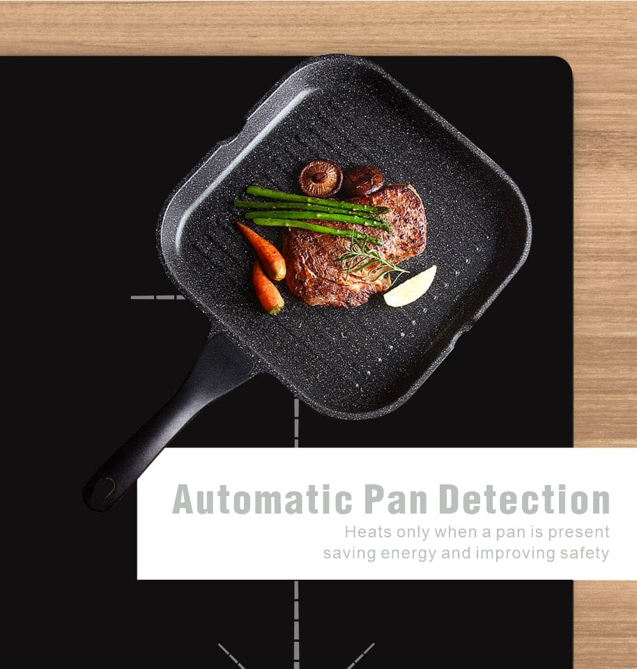 VIIB | 7000w 4 Ring Induction Hob | Star Burst Zone Design