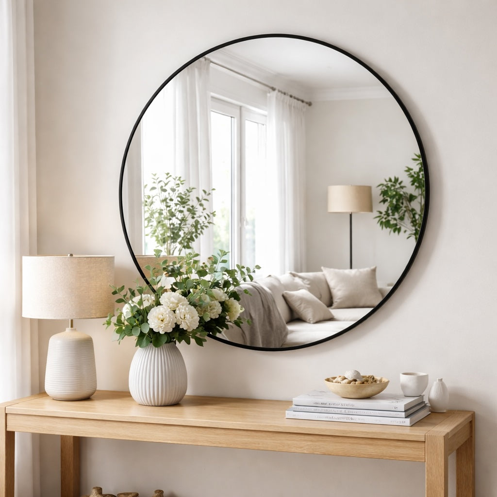 How to Style and Hang Circular Mirrors: The Complete Guide to the Rei Range (50cm–180cm)