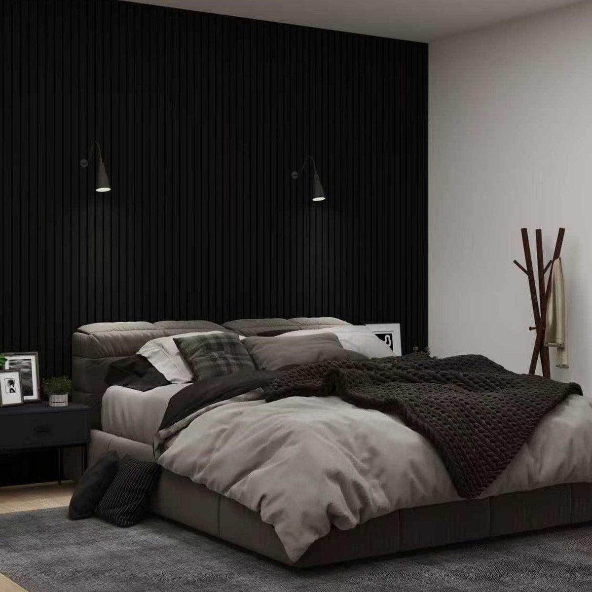 Black Oak Acoustic Wall Panels (2 Pack)