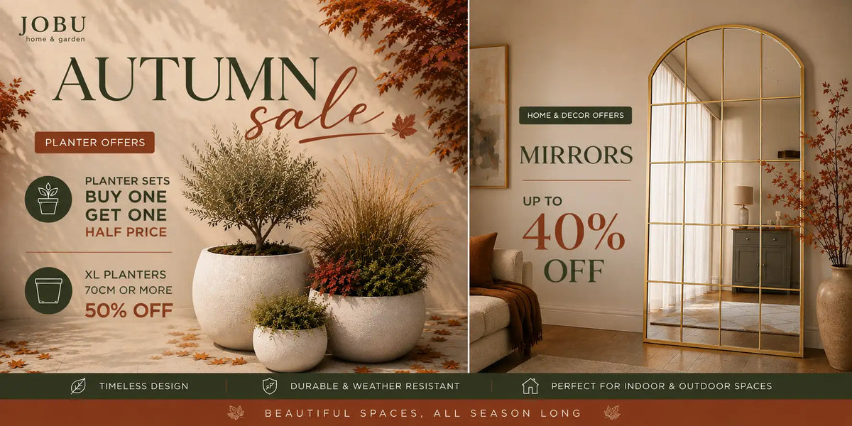 Gold-framed arched mirror with grid design