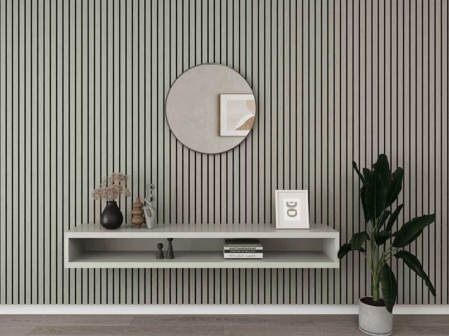 Grey Oak Acoustic Wall Panels