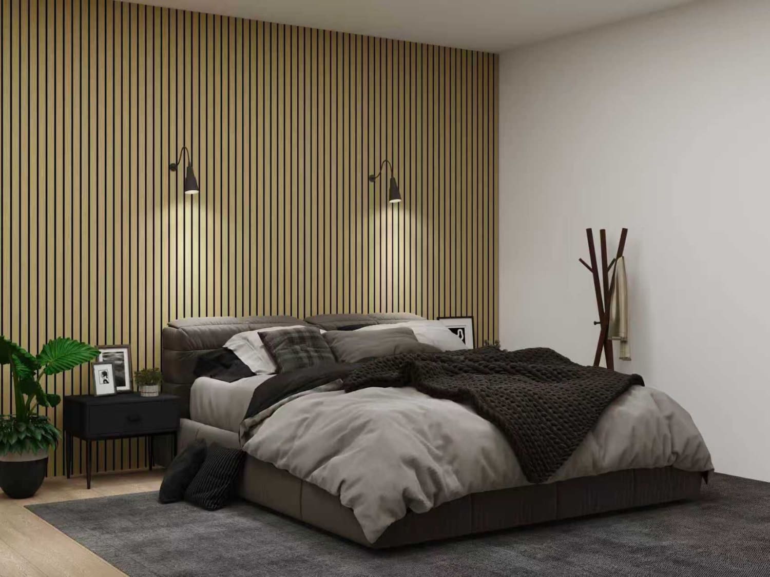 Natural Oak Acoustic Wall Panels