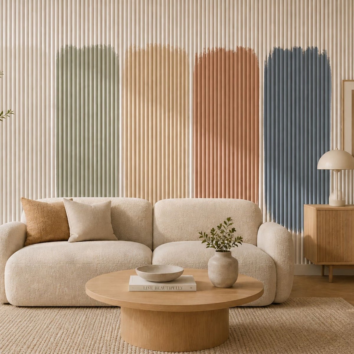 Fluted Wall Panel Samples