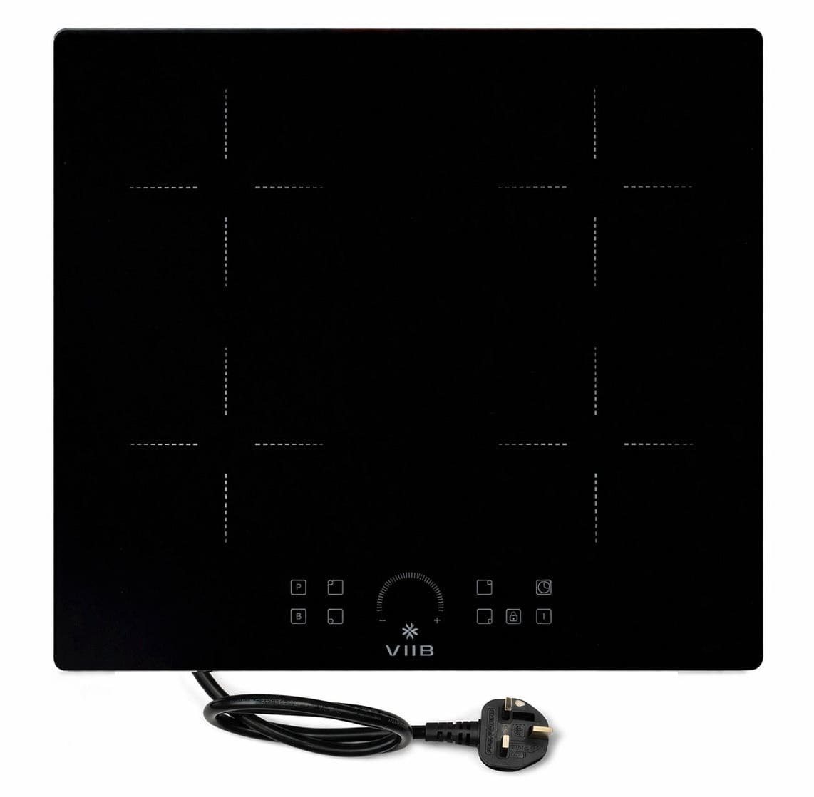 VIIB | 2800W 4 Ring Induction Hob | Cross Zone Design | Plug In