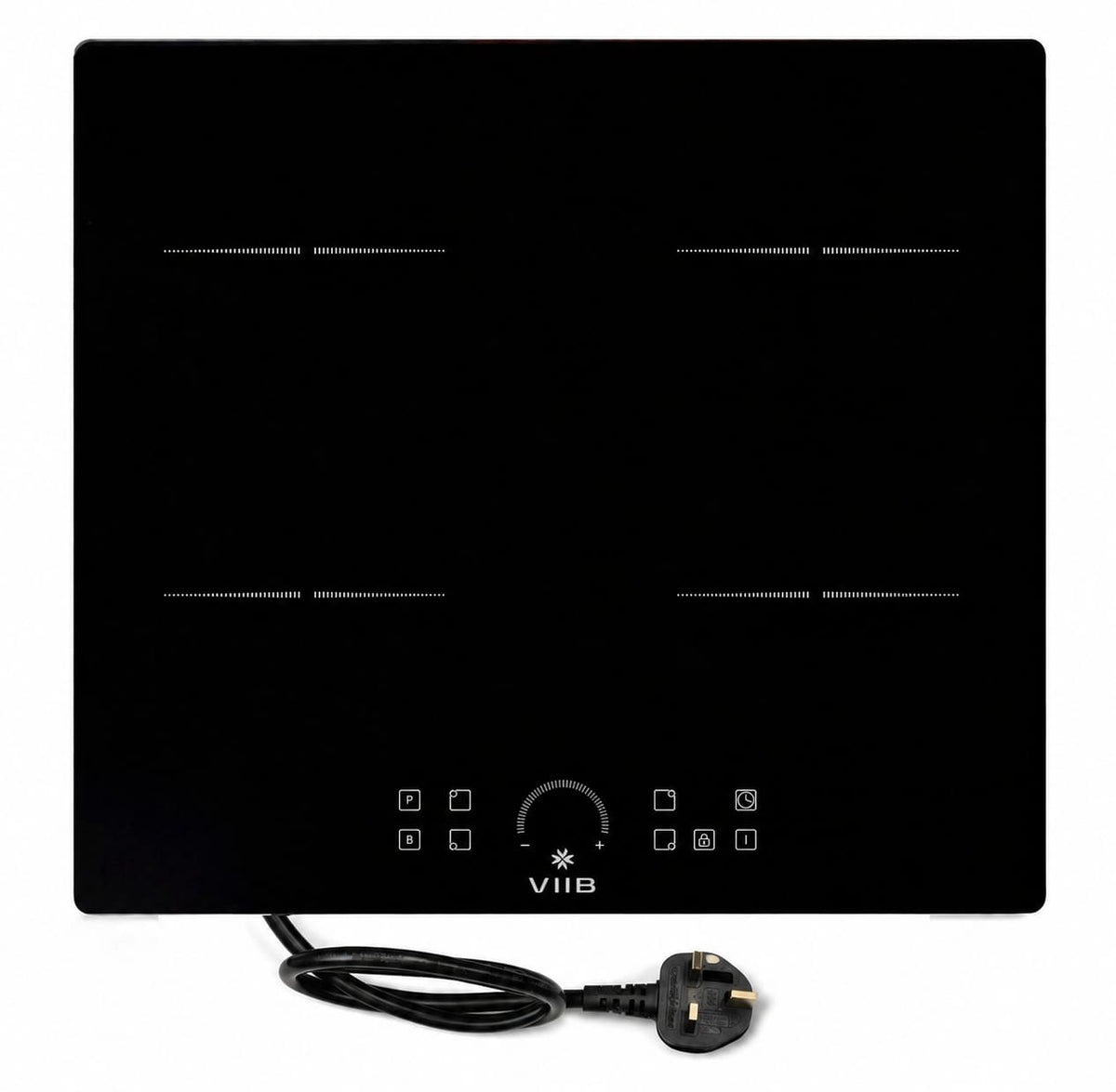 VIIB | 2800W 4 Ring Induction Hob | Line Zone Design | Plug In