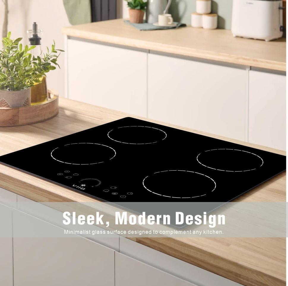 VIIB | 7000w 4 Ring Induction Hob | Circle Zone Design