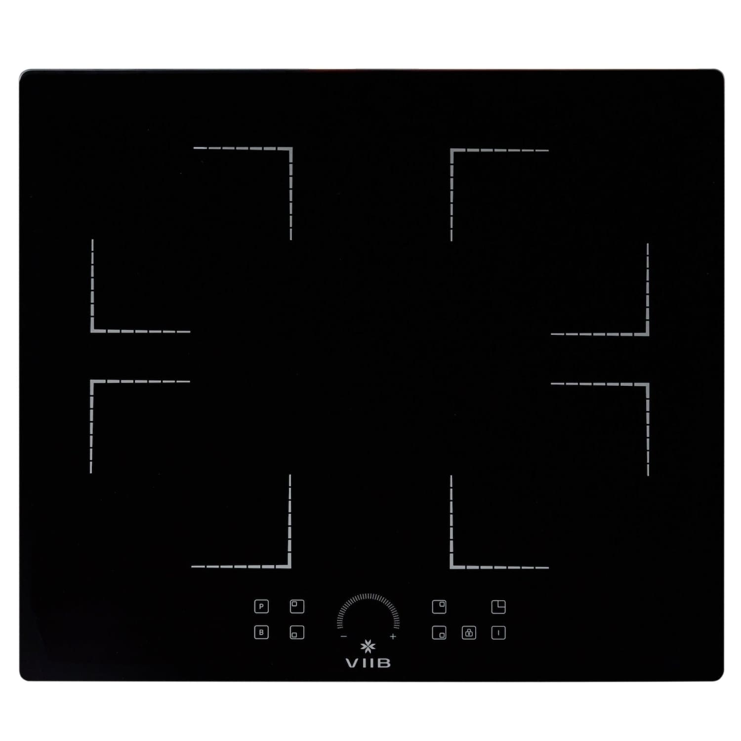 VIIB | 7000w 4 Ring Induction Hob | Square Zone Design